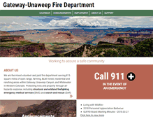 Tablet Screenshot of gufd.org